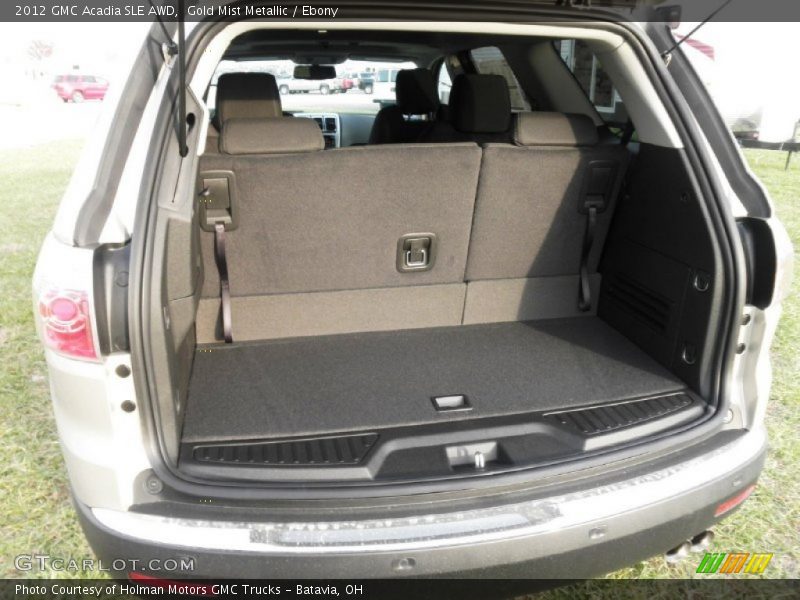  2012 Acadia SLE AWD Trunk