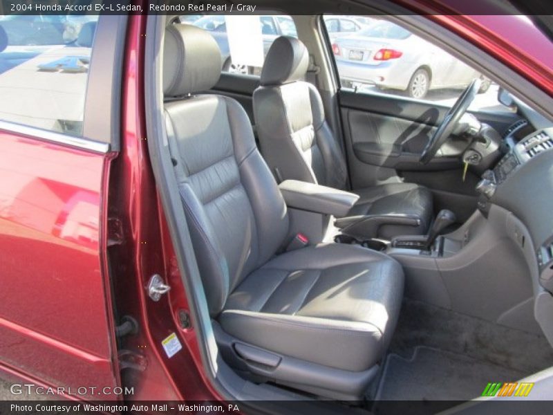 Redondo Red Pearl / Gray 2004 Honda Accord EX-L Sedan