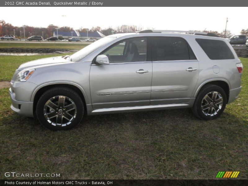 Quicksilver Metallic / Ebony 2012 GMC Acadia Denali