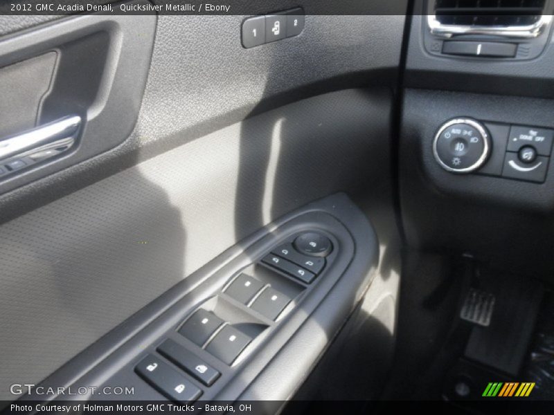 Quicksilver Metallic / Ebony 2012 GMC Acadia Denali