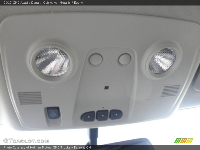 Quicksilver Metallic / Ebony 2012 GMC Acadia Denali