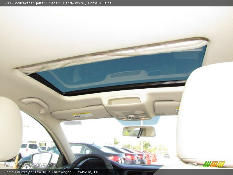 Candy White / Cornsilk Beige 2012 Volkswagen Jetta SE Sedan