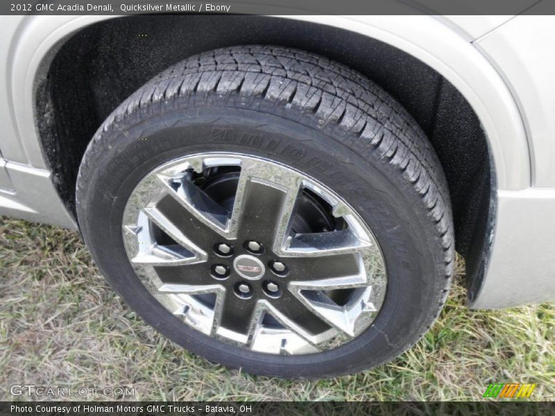 Quicksilver Metallic / Ebony 2012 GMC Acadia Denali