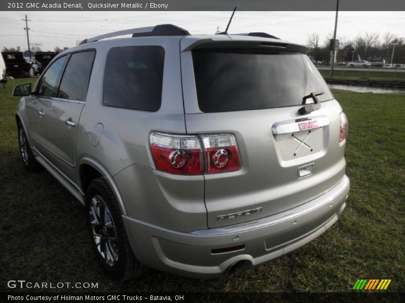 Quicksilver Metallic / Ebony 2012 GMC Acadia Denali