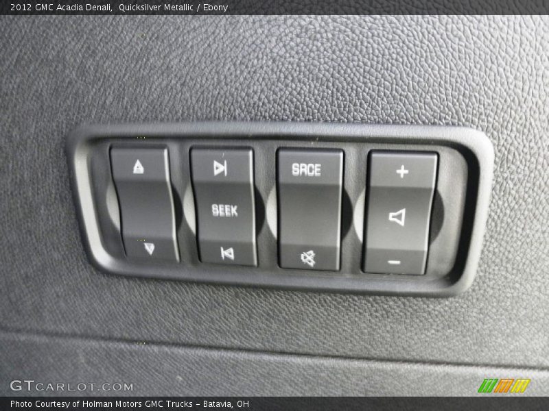 Controls of 2012 Acadia Denali