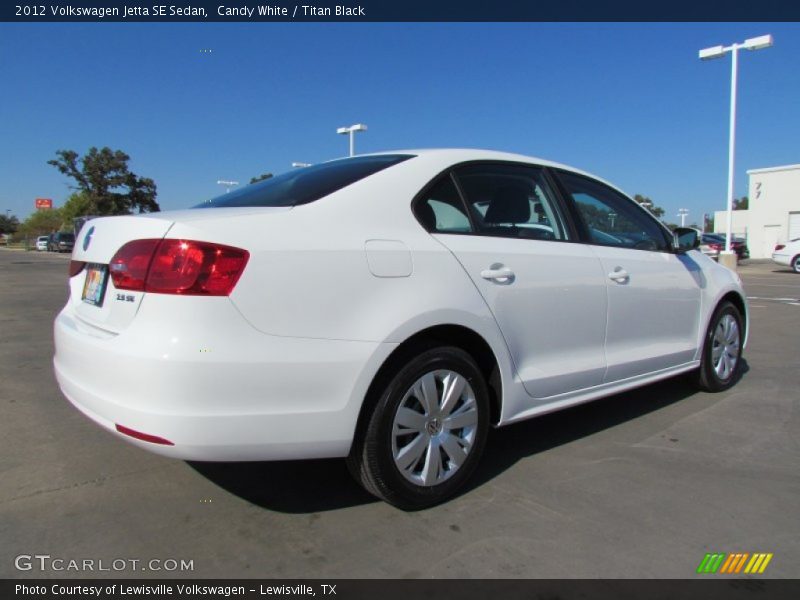 Candy White / Titan Black 2012 Volkswagen Jetta SE Sedan