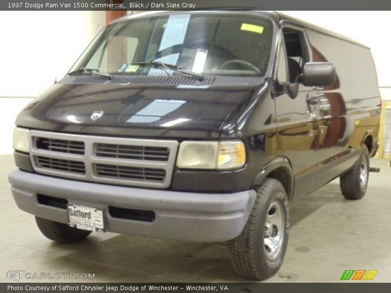 Black / Dark Slate Gray 1997 Dodge Ram Van 1500 Commercial