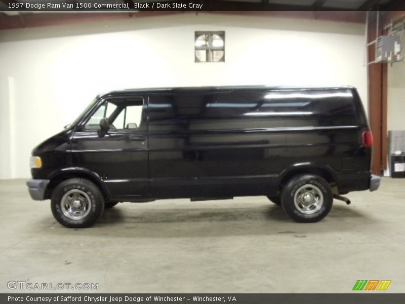 Black / Dark Slate Gray 1997 Dodge Ram Van 1500 Commercial