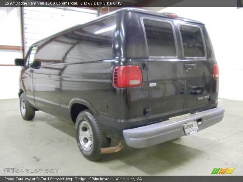 Black / Dark Slate Gray 1997 Dodge Ram Van 1500 Commercial