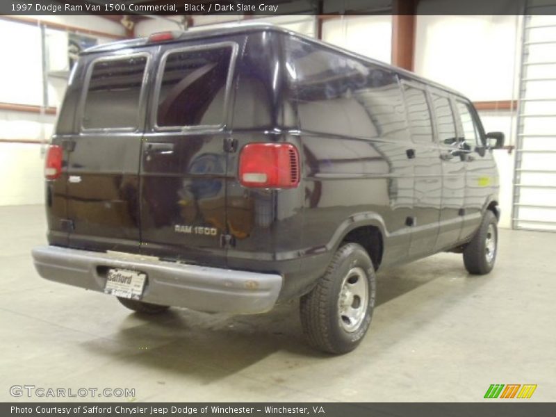 Black / Dark Slate Gray 1997 Dodge Ram Van 1500 Commercial