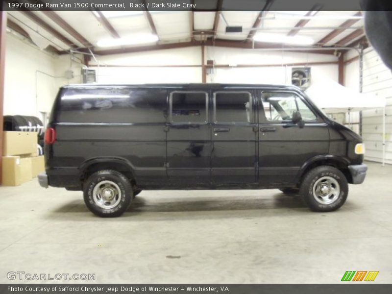 Black / Dark Slate Gray 1997 Dodge Ram Van 1500 Commercial