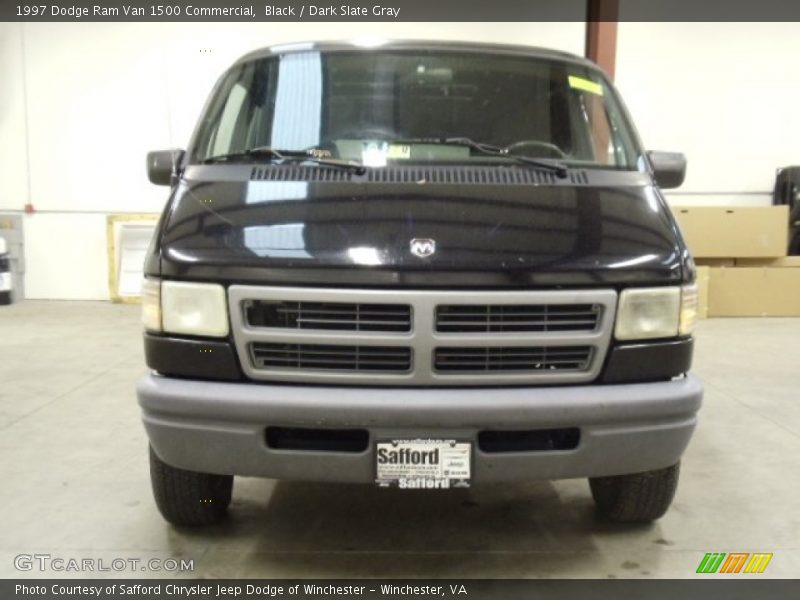 Black / Dark Slate Gray 1997 Dodge Ram Van 1500 Commercial
