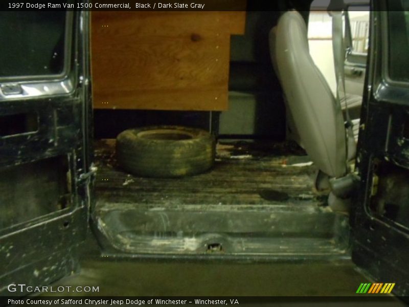 Black / Dark Slate Gray 1997 Dodge Ram Van 1500 Commercial