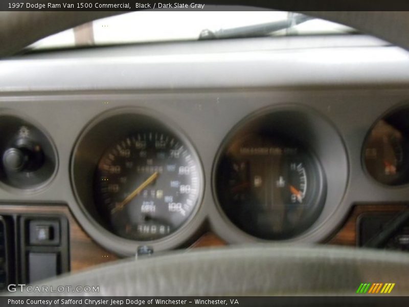 Black / Dark Slate Gray 1997 Dodge Ram Van 1500 Commercial