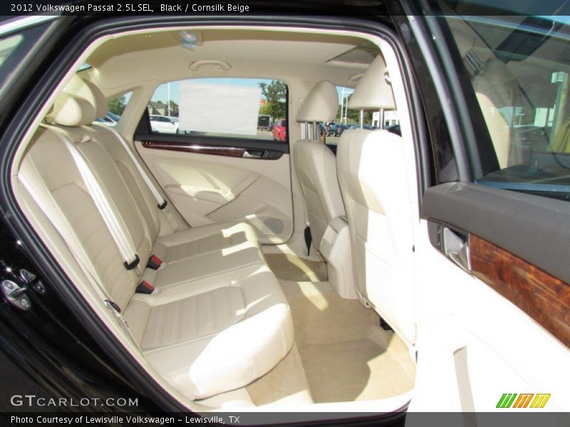 Black / Cornsilk Beige 2012 Volkswagen Passat 2.5L SEL