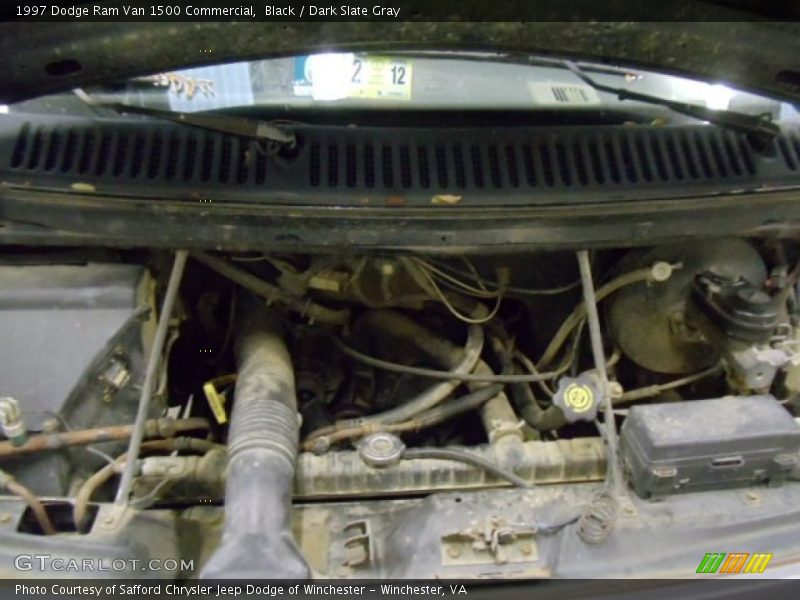 Black / Dark Slate Gray 1997 Dodge Ram Van 1500 Commercial