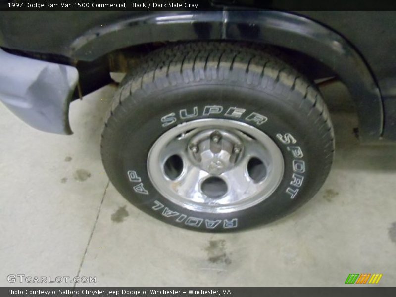Black / Dark Slate Gray 1997 Dodge Ram Van 1500 Commercial