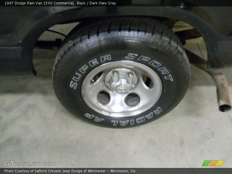Black / Dark Slate Gray 1997 Dodge Ram Van 1500 Commercial