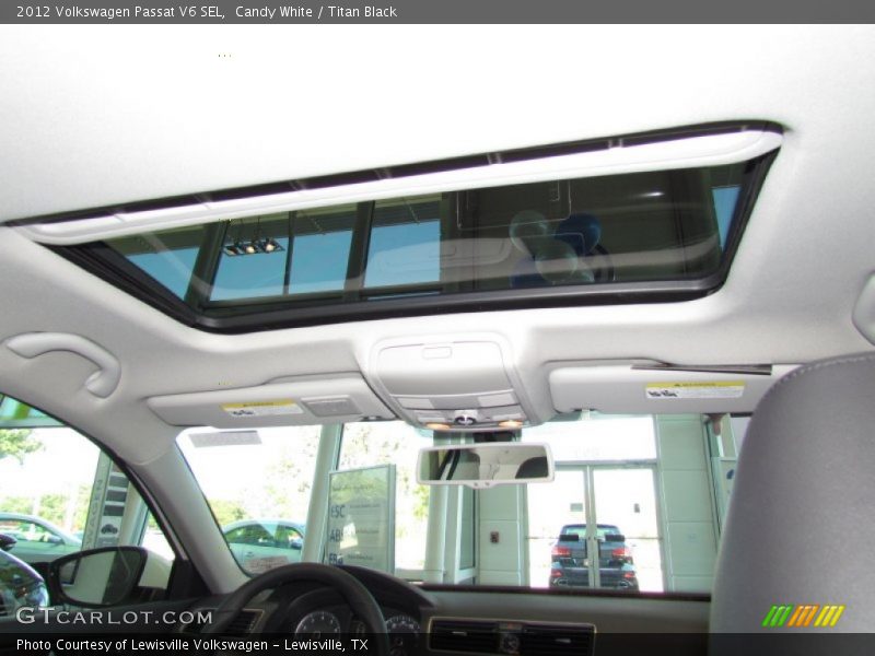 Sunroof of 2012 Passat V6 SEL