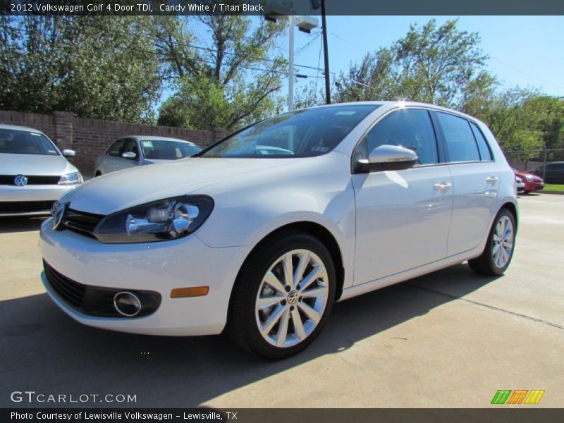 Candy White / Titan Black 2012 Volkswagen Golf 4 Door TDI