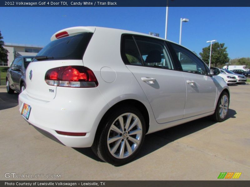 Candy White / Titan Black 2012 Volkswagen Golf 4 Door TDI