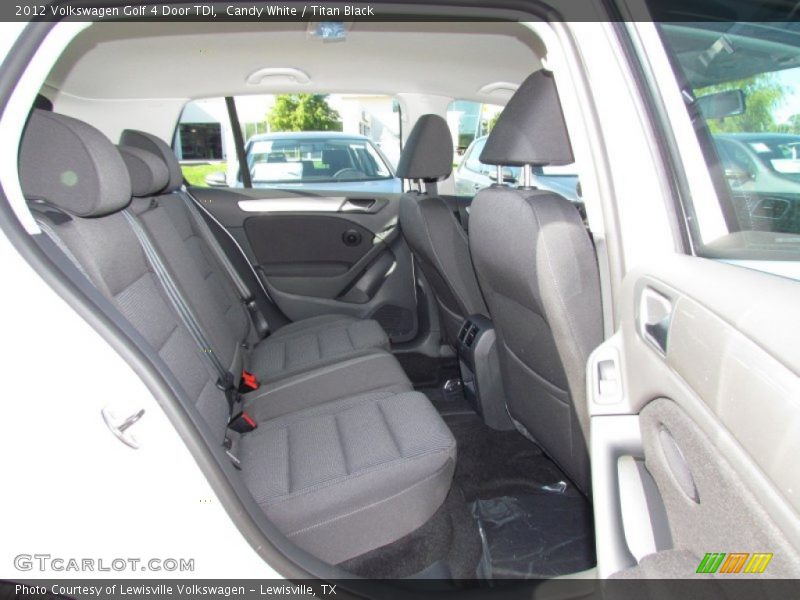  2012 Golf 4 Door TDI Titan Black Interior