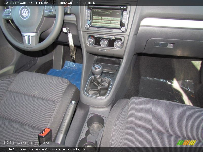 Candy White / Titan Black 2012 Volkswagen Golf 4 Door TDI