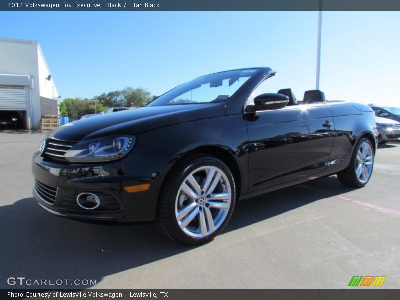 Black / Titan Black 2012 Volkswagen Eos Executive