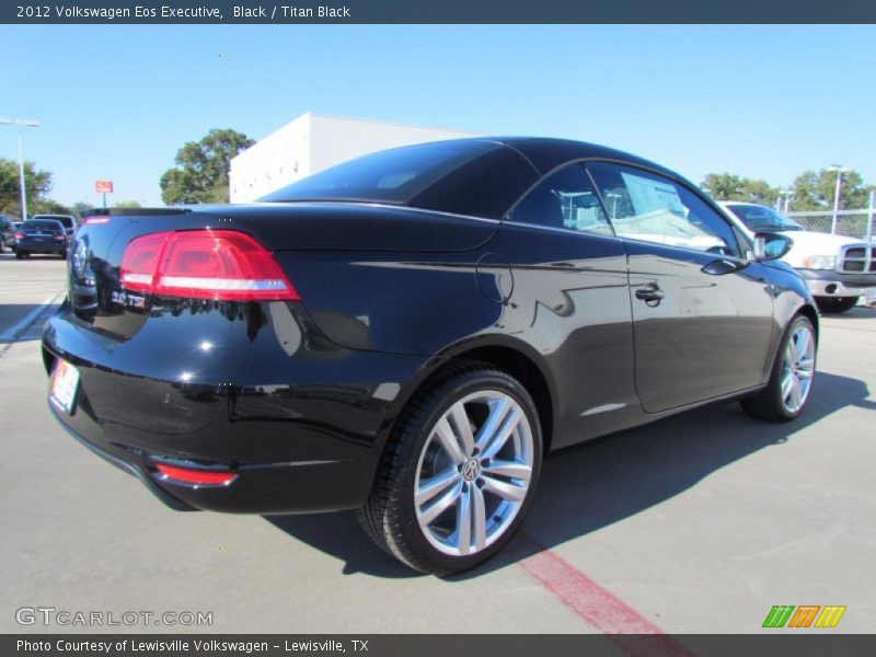 Black / Titan Black 2012 Volkswagen Eos Executive