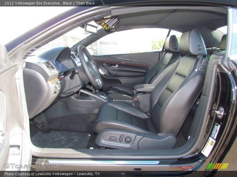 Black / Titan Black 2012 Volkswagen Eos Executive