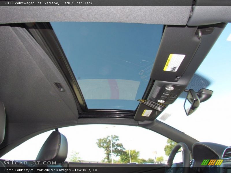 Black / Titan Black 2012 Volkswagen Eos Executive