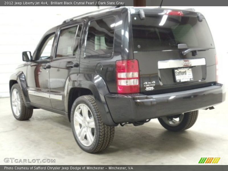 Brilliant Black Crystal Pearl / Dark Slate Gray 2012 Jeep Liberty Jet 4x4