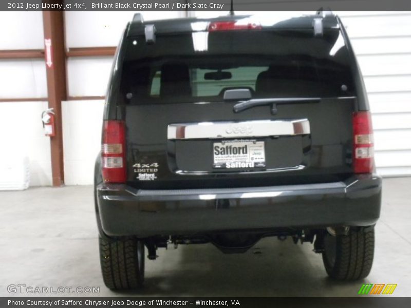 Brilliant Black Crystal Pearl / Dark Slate Gray 2012 Jeep Liberty Jet 4x4