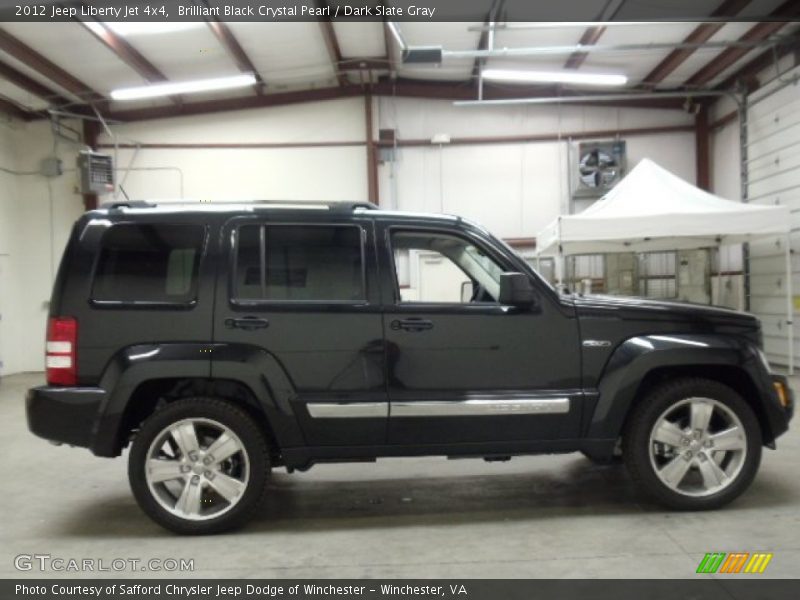 Brilliant Black Crystal Pearl / Dark Slate Gray 2012 Jeep Liberty Jet 4x4