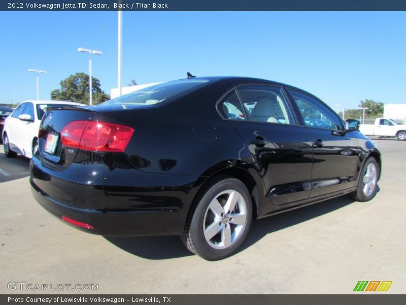 Black / Titan Black 2012 Volkswagen Jetta TDI Sedan