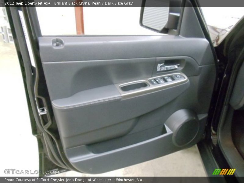 Brilliant Black Crystal Pearl / Dark Slate Gray 2012 Jeep Liberty Jet 4x4