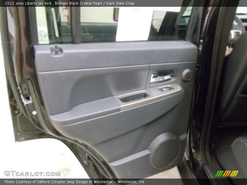 Brilliant Black Crystal Pearl / Dark Slate Gray 2012 Jeep Liberty Jet 4x4