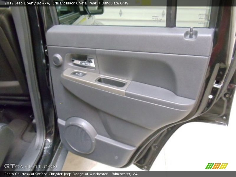 Brilliant Black Crystal Pearl / Dark Slate Gray 2012 Jeep Liberty Jet 4x4