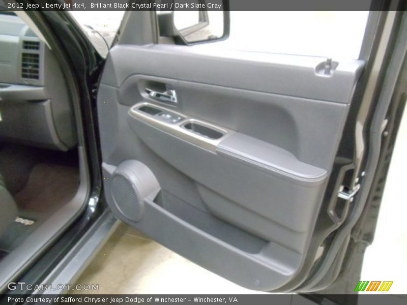 Brilliant Black Crystal Pearl / Dark Slate Gray 2012 Jeep Liberty Jet 4x4