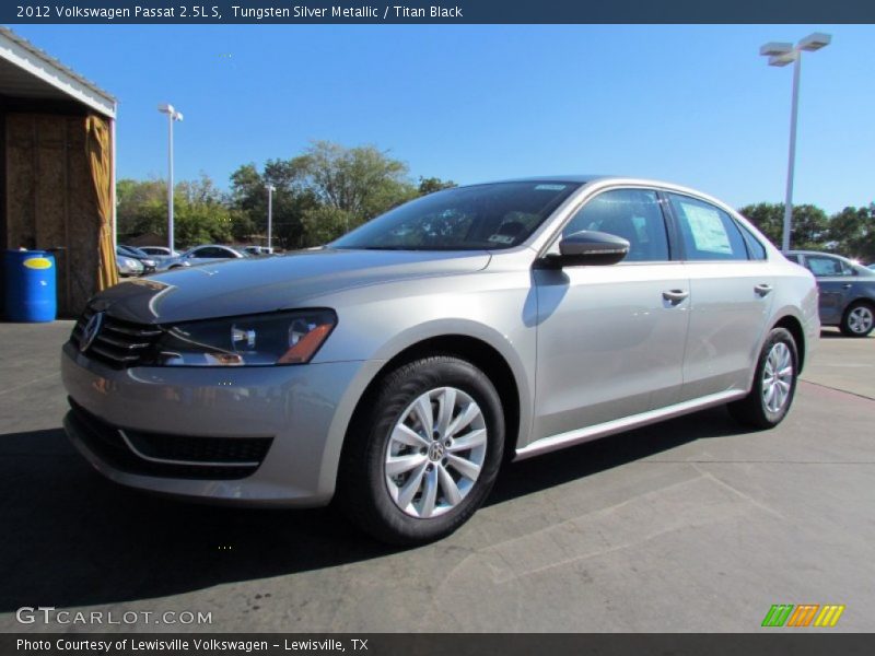 Tungsten Silver Metallic / Titan Black 2012 Volkswagen Passat 2.5L S