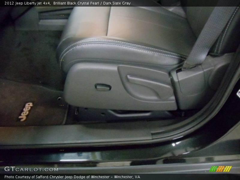 Brilliant Black Crystal Pearl / Dark Slate Gray 2012 Jeep Liberty Jet 4x4