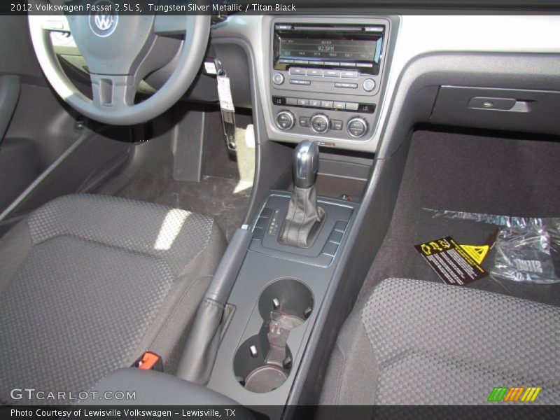 Tungsten Silver Metallic / Titan Black 2012 Volkswagen Passat 2.5L S