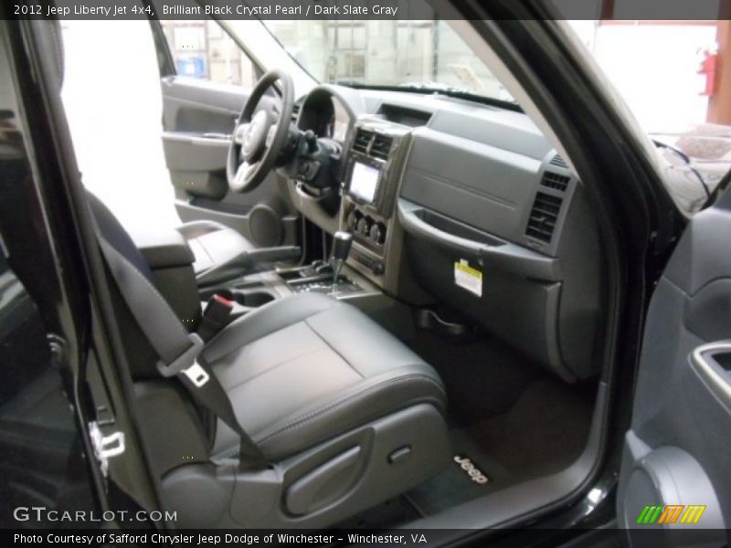 Brilliant Black Crystal Pearl / Dark Slate Gray 2012 Jeep Liberty Jet 4x4