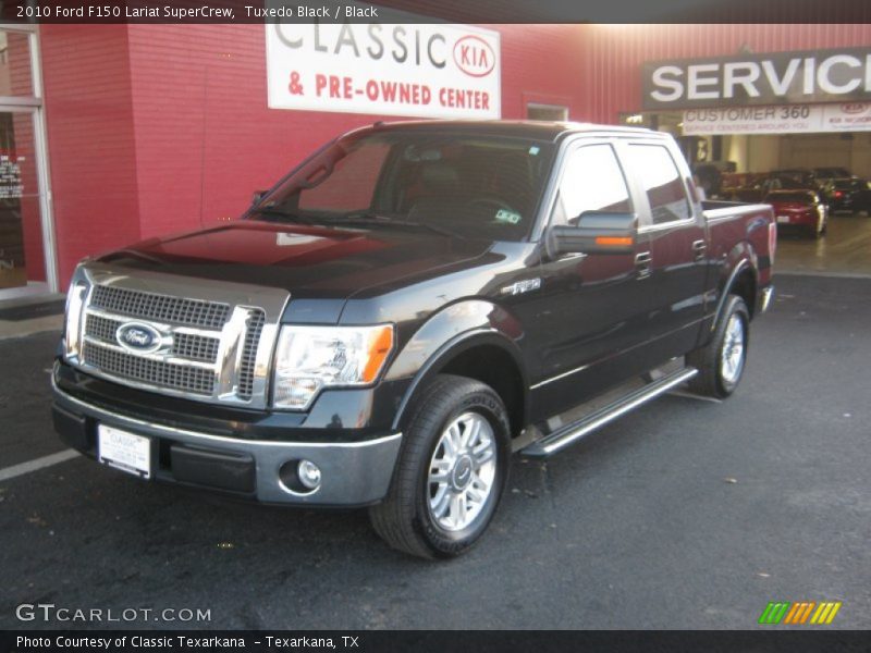 Tuxedo Black / Black 2010 Ford F150 Lariat SuperCrew