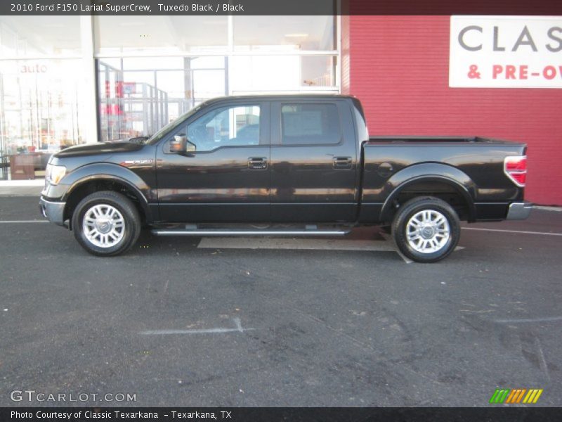 Tuxedo Black / Black 2010 Ford F150 Lariat SuperCrew