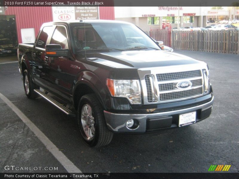 Tuxedo Black / Black 2010 Ford F150 Lariat SuperCrew