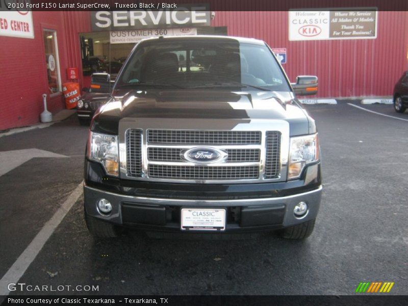 Tuxedo Black / Black 2010 Ford F150 Lariat SuperCrew