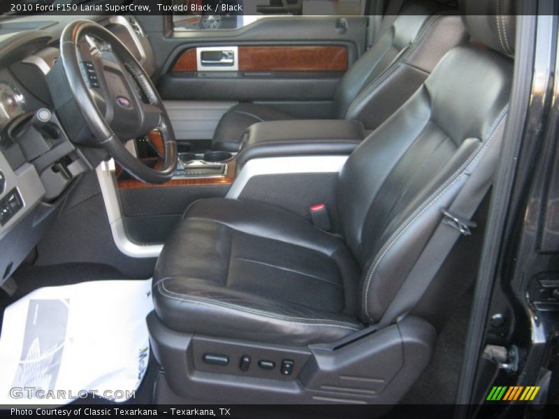 Tuxedo Black / Black 2010 Ford F150 Lariat SuperCrew