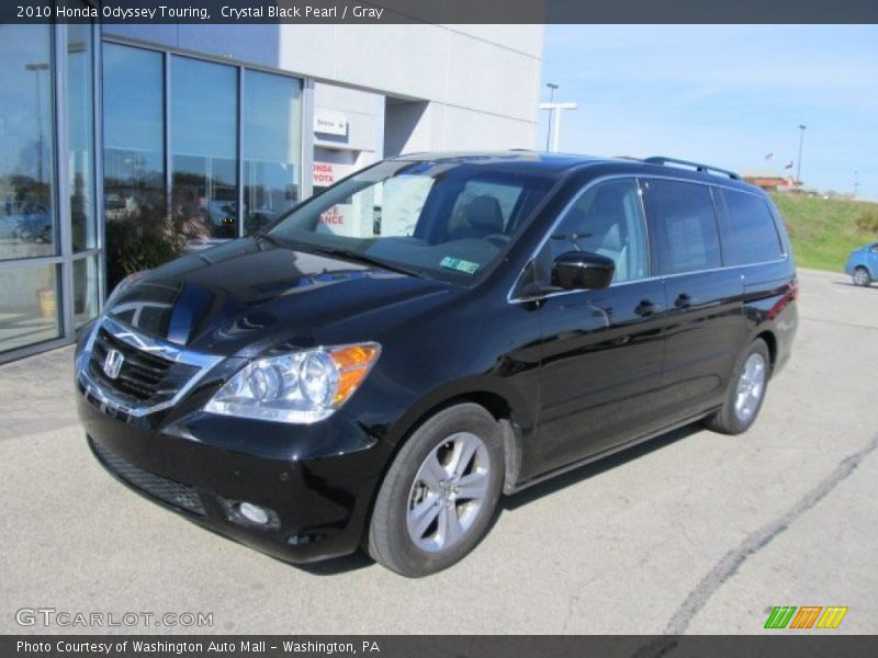Crystal Black Pearl / Gray 2010 Honda Odyssey Touring