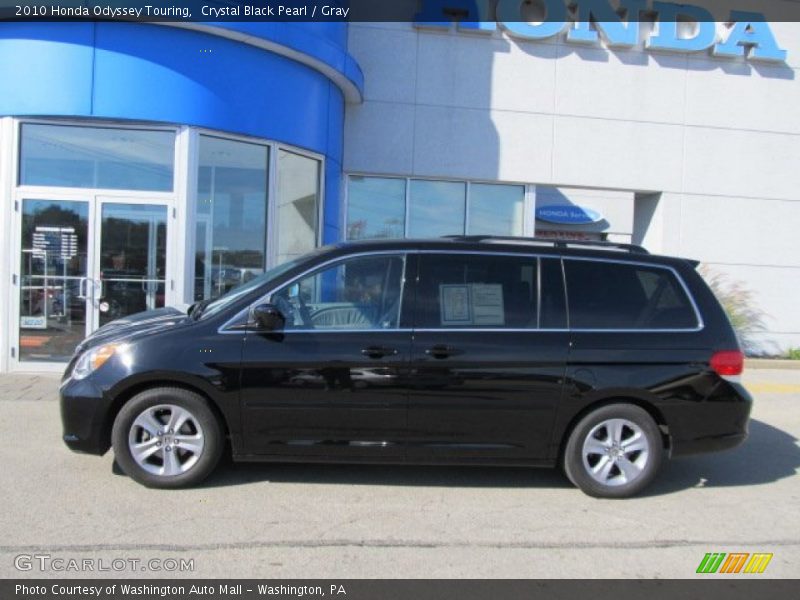 Crystal Black Pearl / Gray 2010 Honda Odyssey Touring